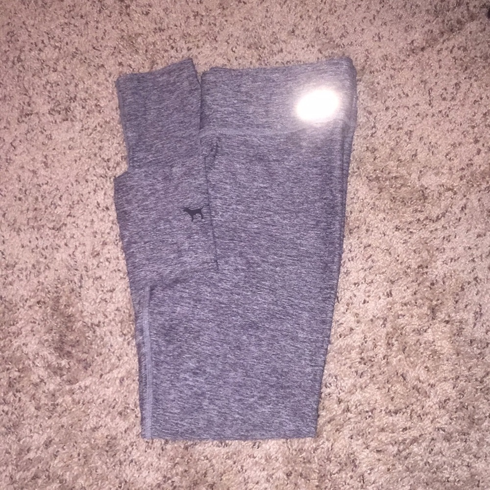 Grey pink leggings